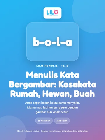 Menulis Kata Bergambar