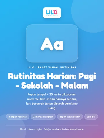 Paket Visual Rutinitas Harian