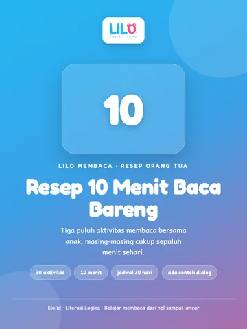 Resep 10 Menit Baca Bareng
